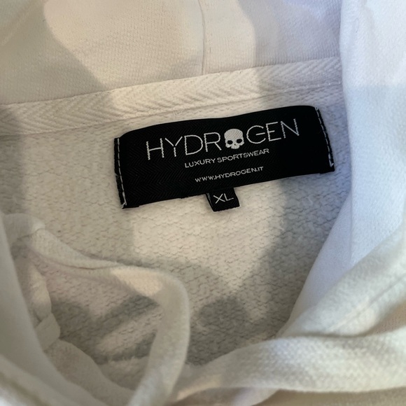 Hydrogen XL White Sweatshirt - Picture 3 of 6